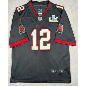 Nike NFL Tampa Bay Buccaneers Tom Brady Super Bowl LV Men's Black XL Jersey